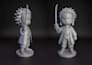 create printable 3d model, anime model, 3d toys, figures, stl file 3d printing